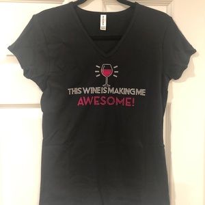 NWOT wine shirt.